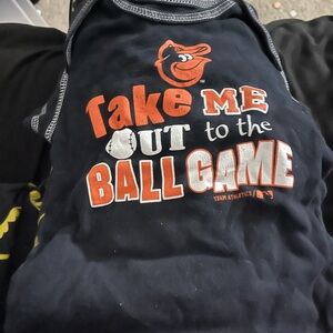 Black and Orange Kids Bodysuit